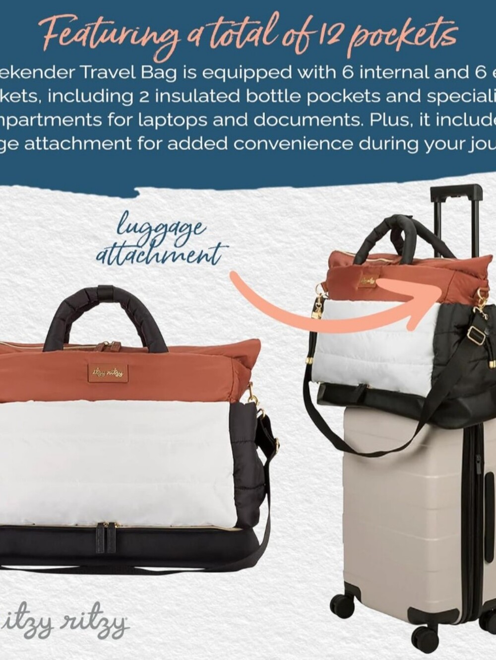 Itzy Ritzy Weekender Bag. - Picture 7 of 15
